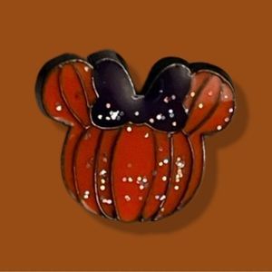 Minnie Mouse pumpkin metal apple watch charm